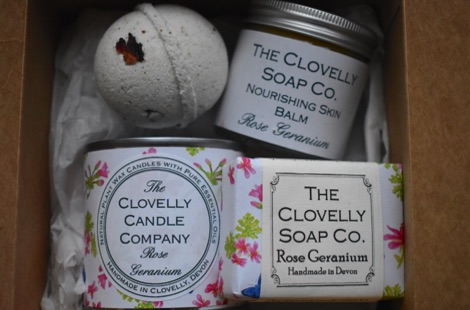 Clovelly Soap Co gift set
